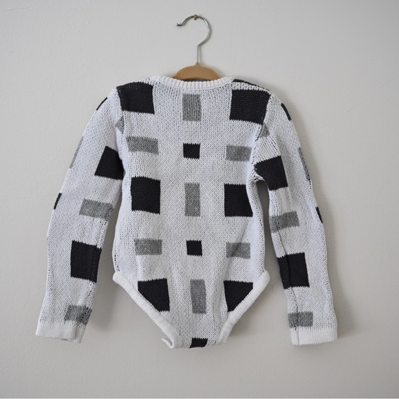 Jars Collections Unisex Boys & Girls Black and Gray Geometric Kids Onesie 18m - Picture 7 of 8